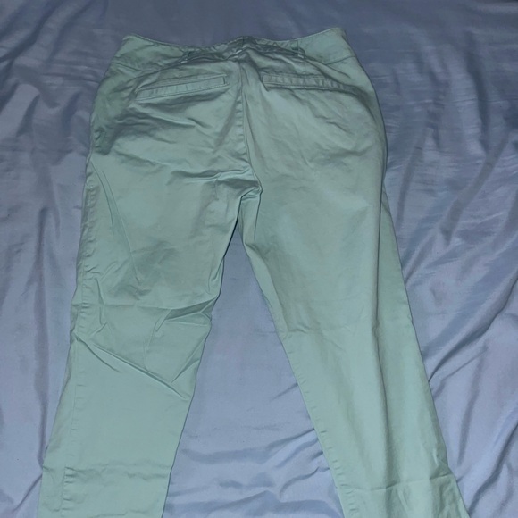 New York&company 7th ave Crop slim-leg signature Size 0 Color: aquamarine splash - Picture 4 of 4